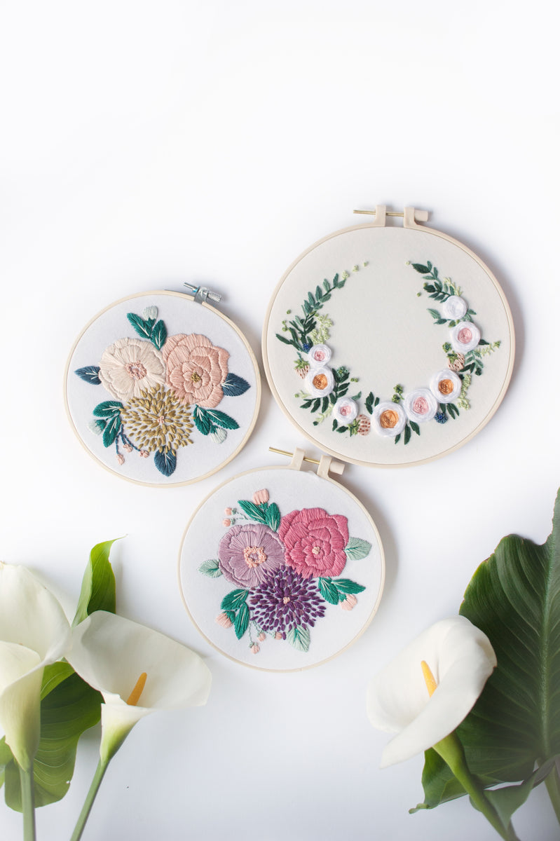Mulberry Flowers Embroidery Kit – TaylorMade NW