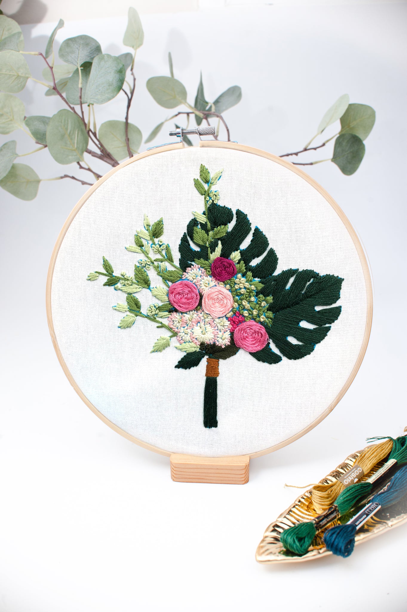 Floral Embroidery Kit Monstera – TaylorMade NW