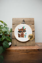 Load image into Gallery viewer, Raccoon Embroidery Kit

