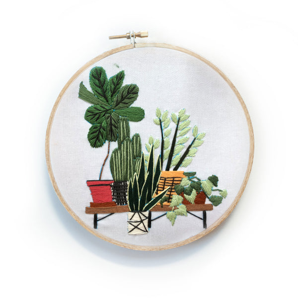 Plants Embroidery Kit 